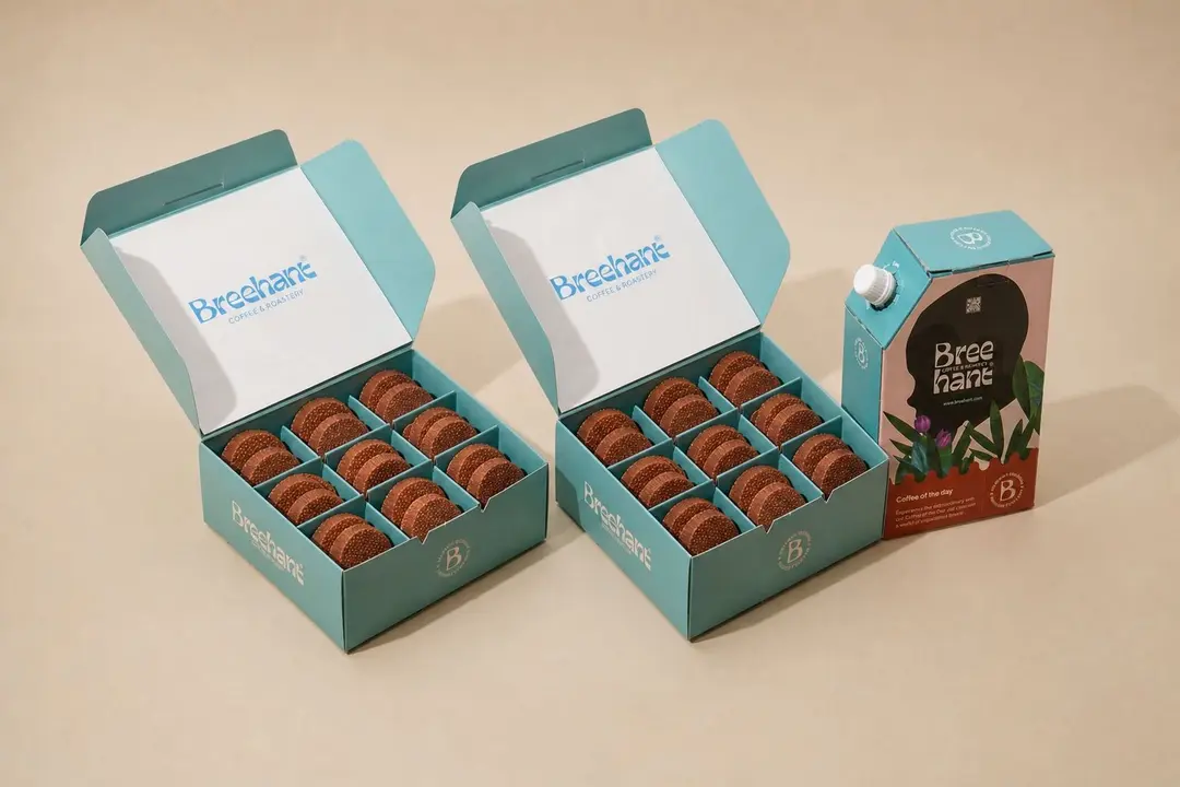 Two Mini Cranchi Box with Coffee Day Container