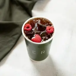 Iced V60 with Berries