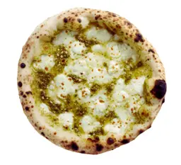 بيستو الاجبان بيتزا (وسط)
