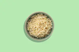 الأرز البني