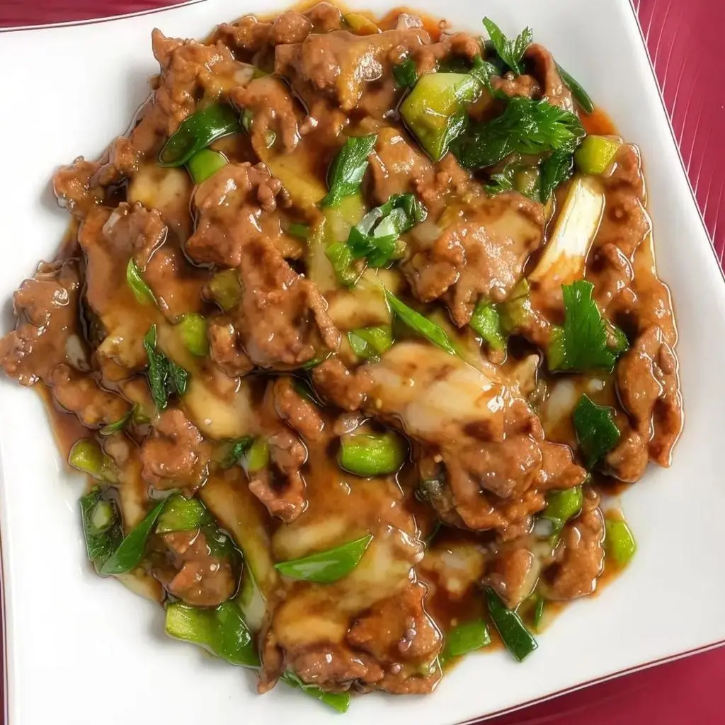 Lamb with Bean Sauce