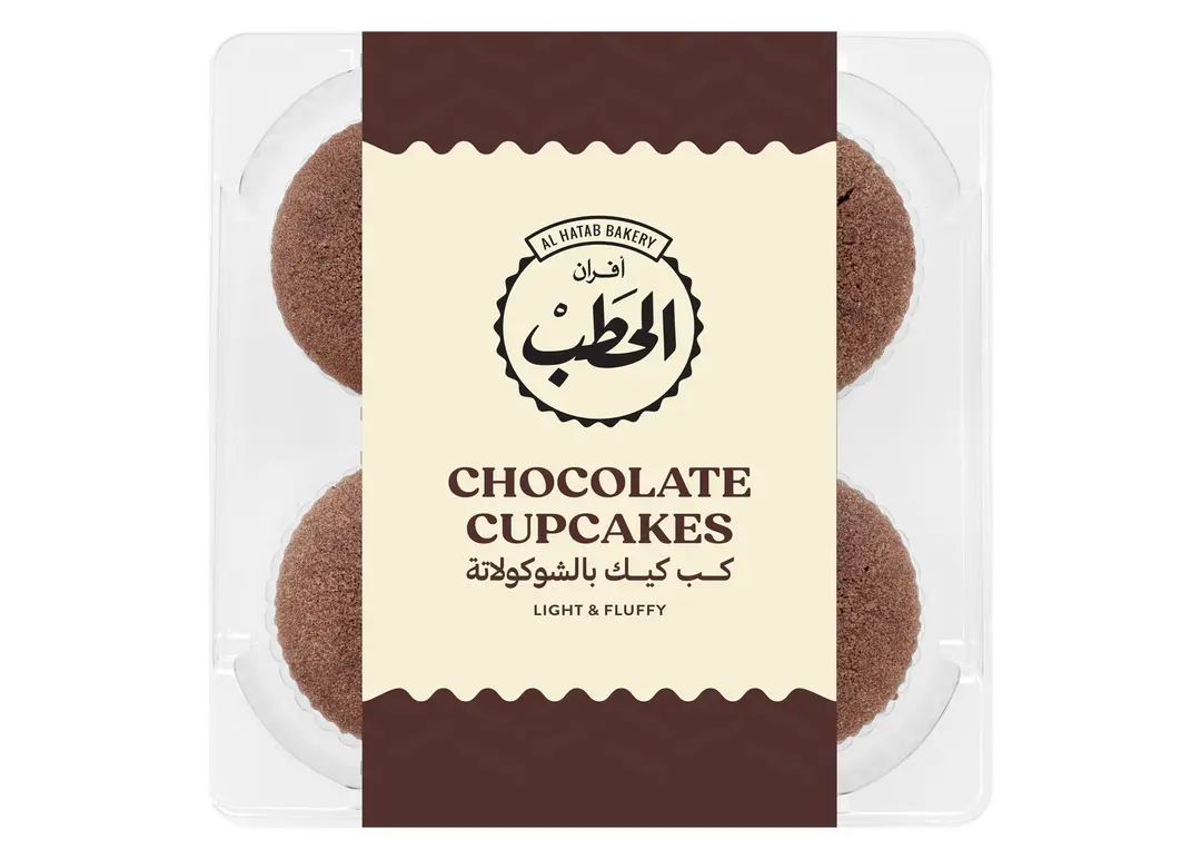 الحطب كب كيك شوكلاته 4حبة