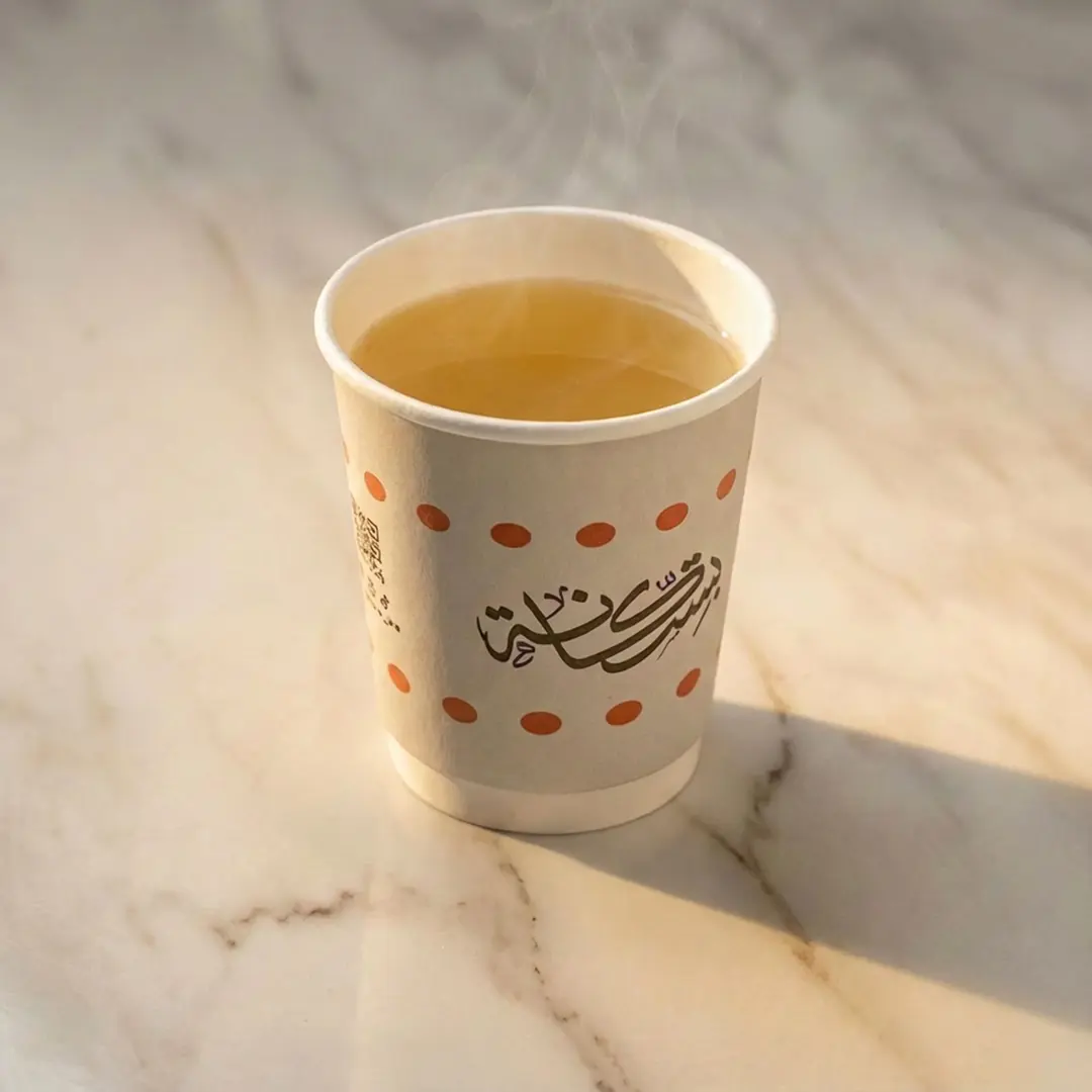 قهوة سعودية كاس ورق