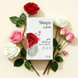 شاي الورد والفانيلا