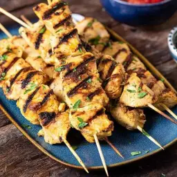 Chicken and Cheese Kebab