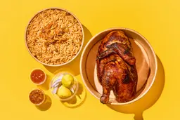 وجبة سياخ مشوي - وسط