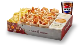 دبل عربو دجاج وجبة