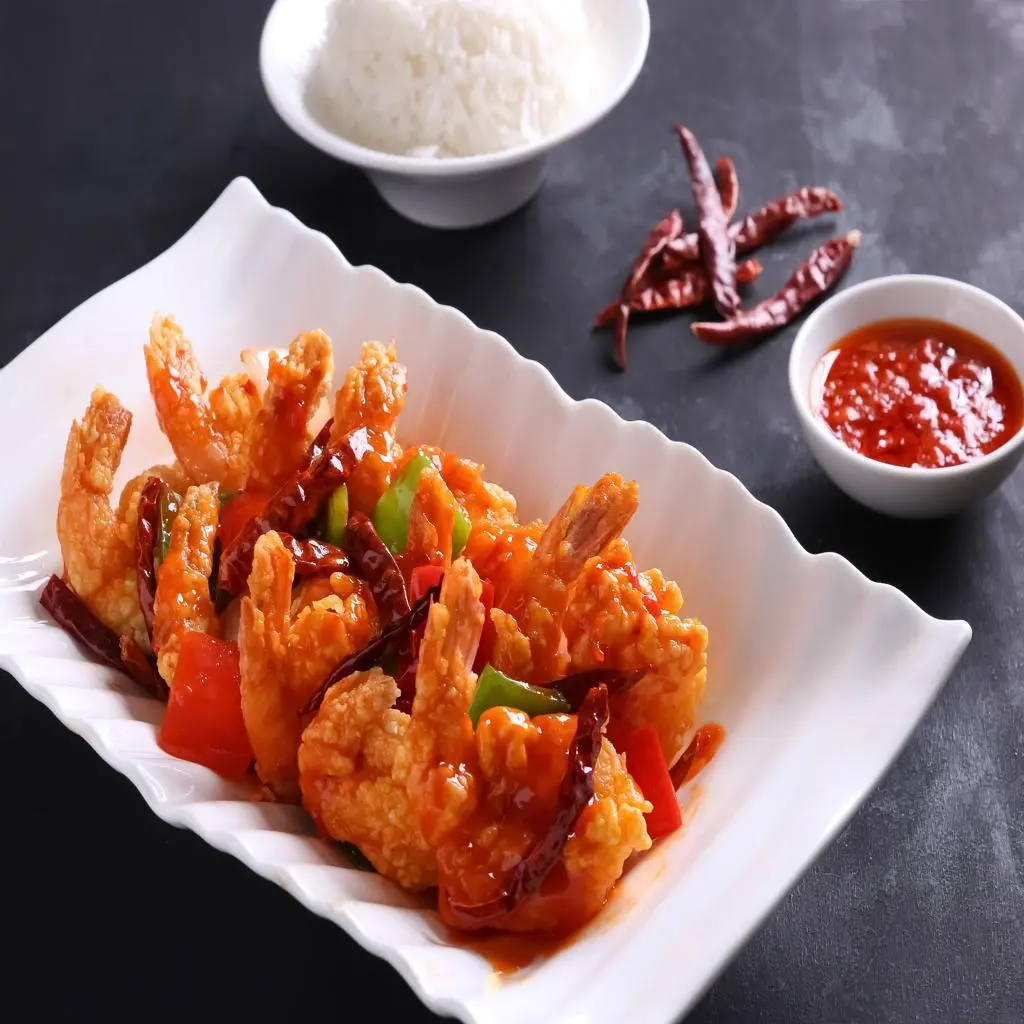 Prawn with Szechuan Sauce