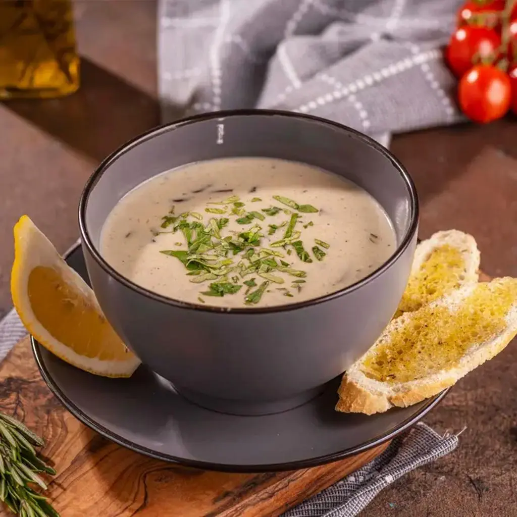 شوربة كريمية بالفطر