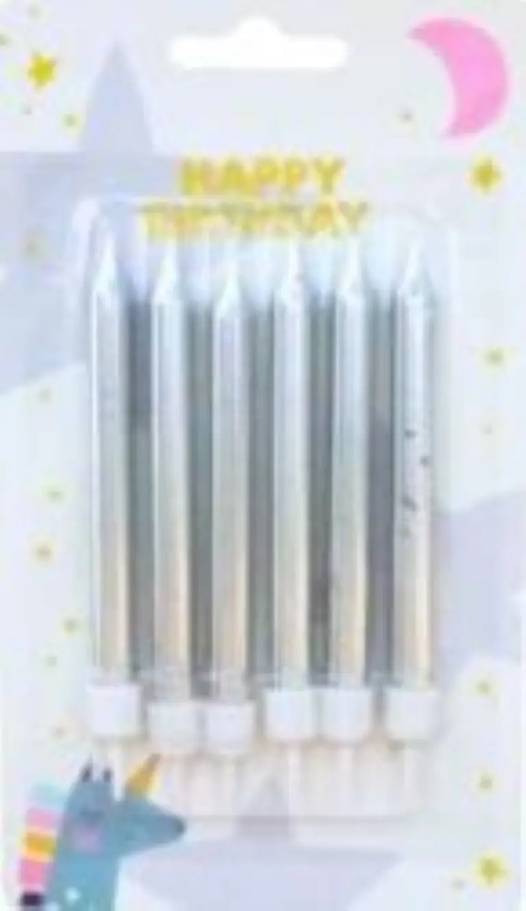 Small Candle Silver