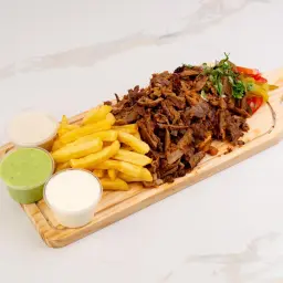 صحن شاورما لحم فرط