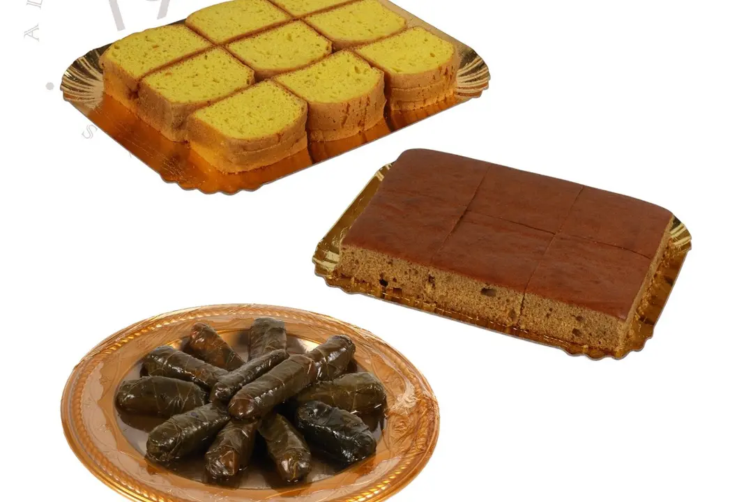 باقة الكيك وورق عنب