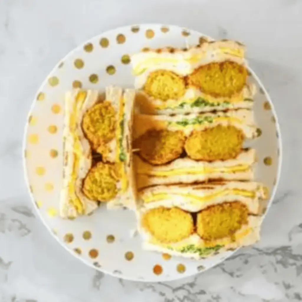 Falafel Club Sandwich