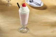 ميلك شيك الفراولة