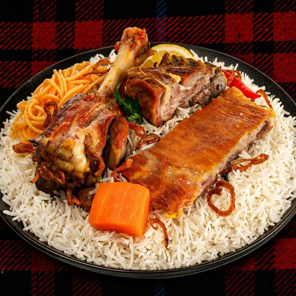 لحم مظبي مثلوثة