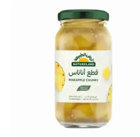 قطع أناناس ٣٥٥جم عضوي
