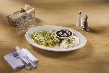 Green Chile Chicken Enchiladas
