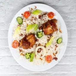 دجاج شواية مع أرز برياني الحار