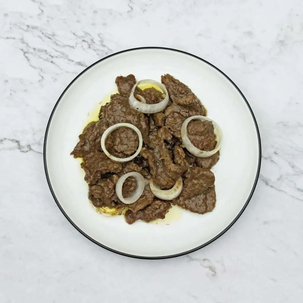 بيستيك تاغالوغ مع أرز