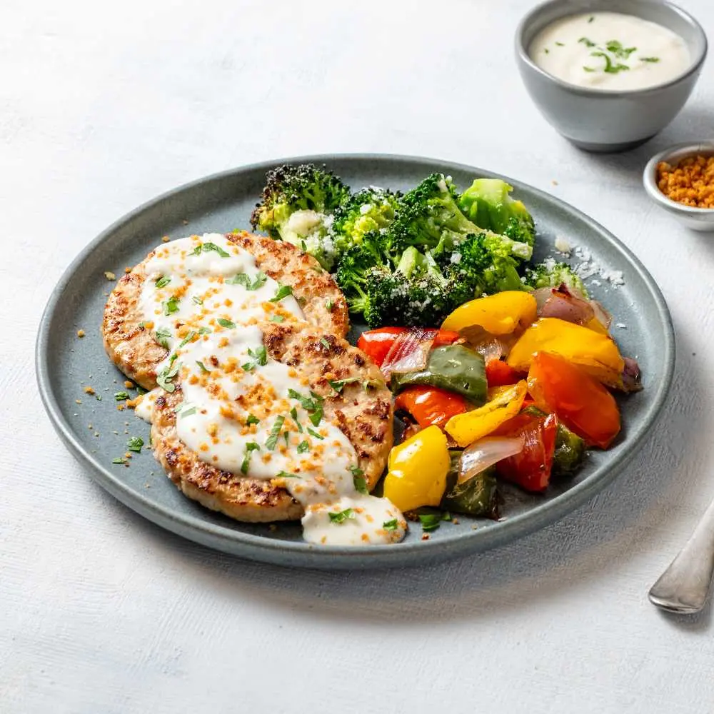 Low Carb Chicken with Roasted Veggies