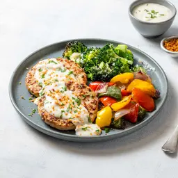 Low Carb Chicken with Roasted Veggies