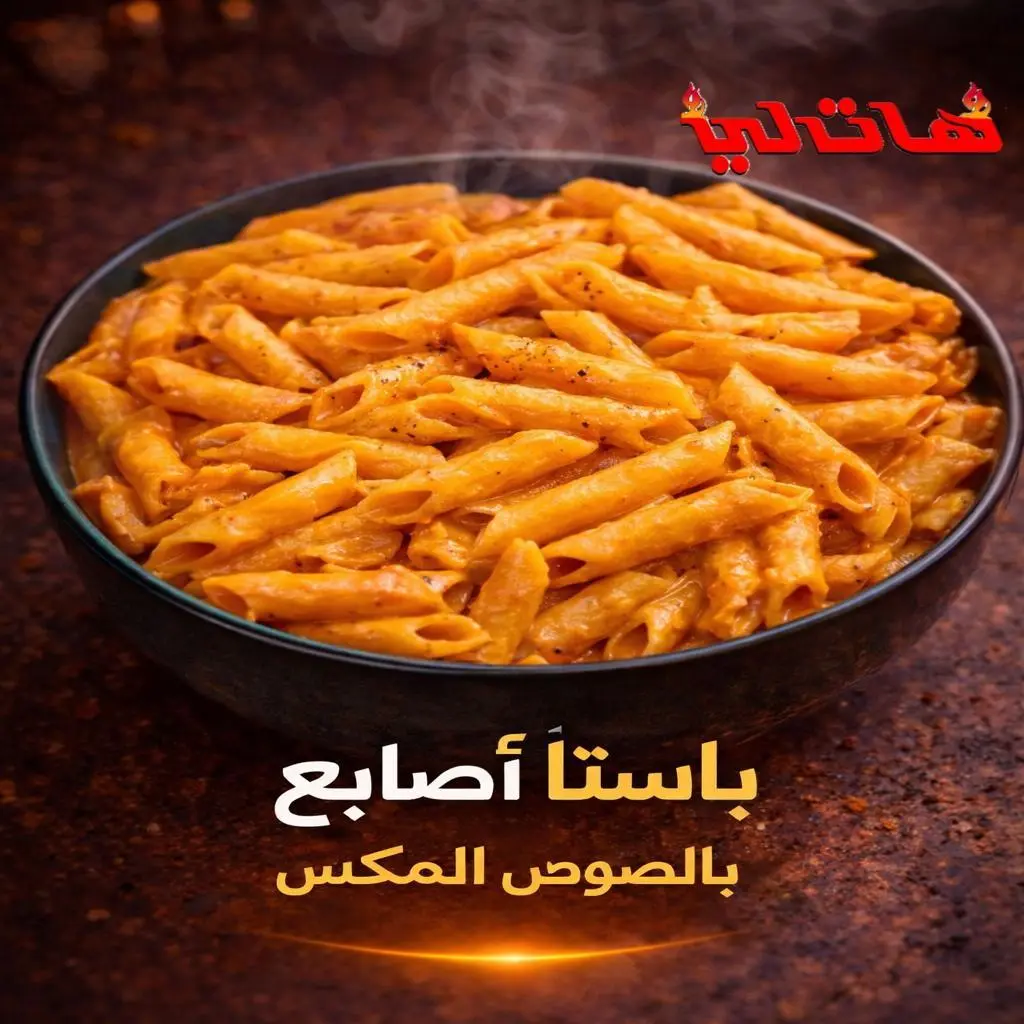 باستا أصابع مع الصوص المكس