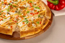 Chicken Tikka & Mushroom Pizza