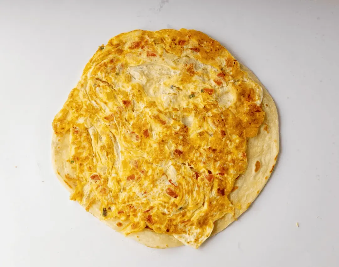 Chapati Vegetable Egg