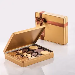 علبة بسكويت متنوعة