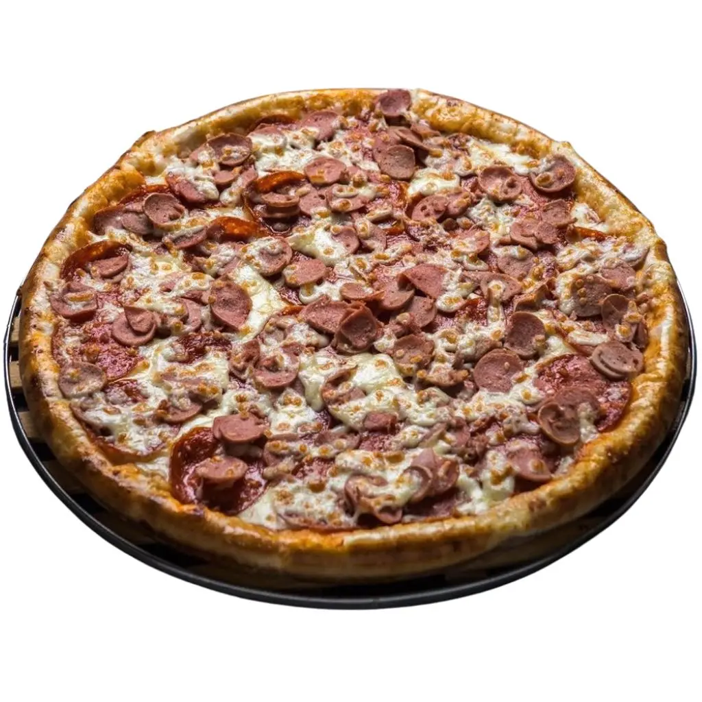 Pepperoni Pizza with Sausage