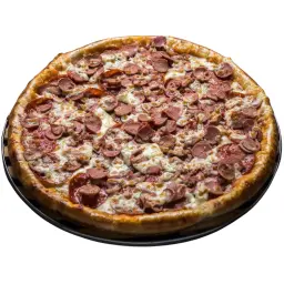Pepperoni Pizza with Sausage