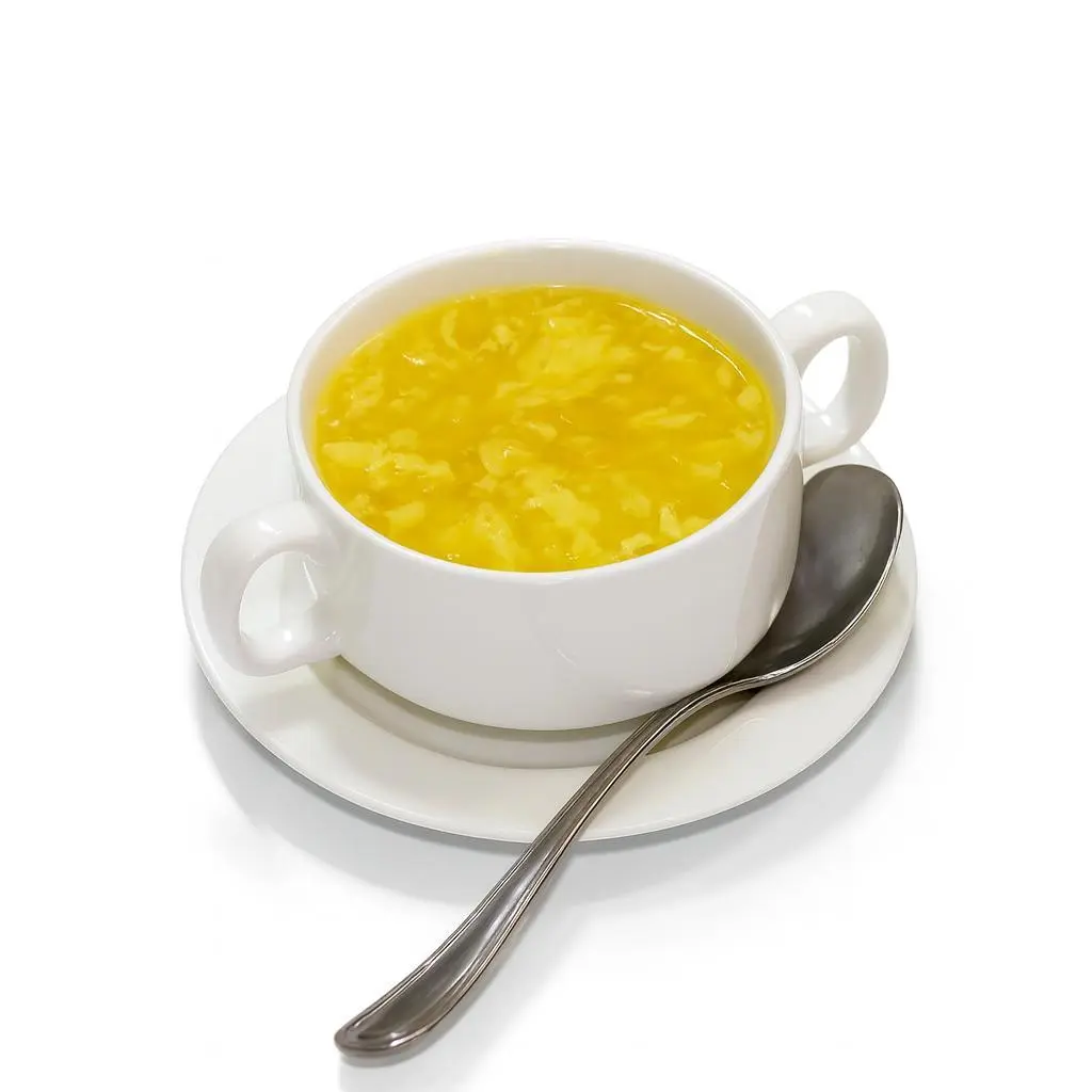 شوربة دجاج مع ذرة