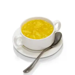 شوربة دجاج مع ذرة