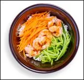 mini donburi prawn