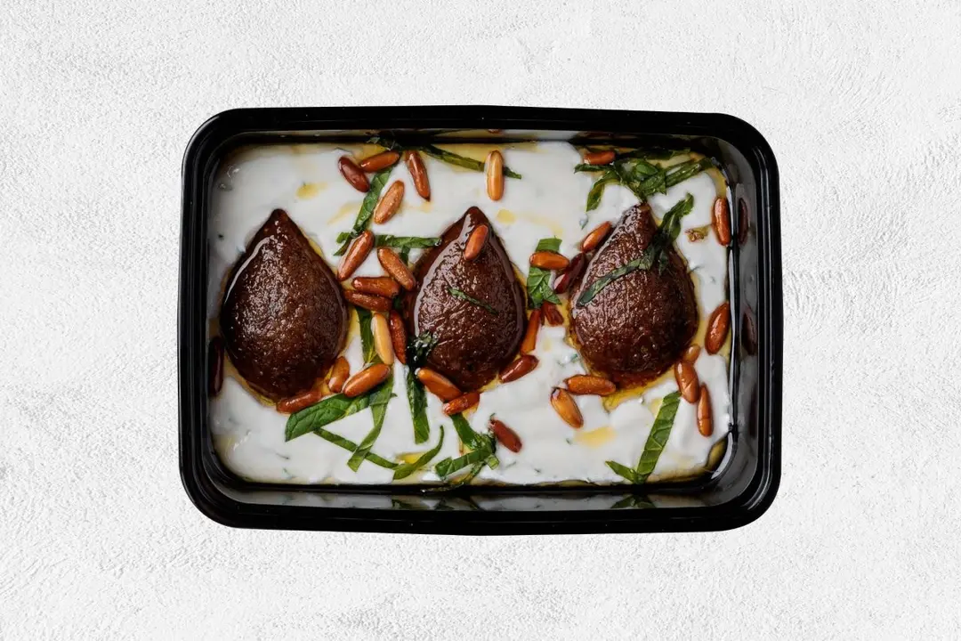 كبّة باللبن مع الأرز
