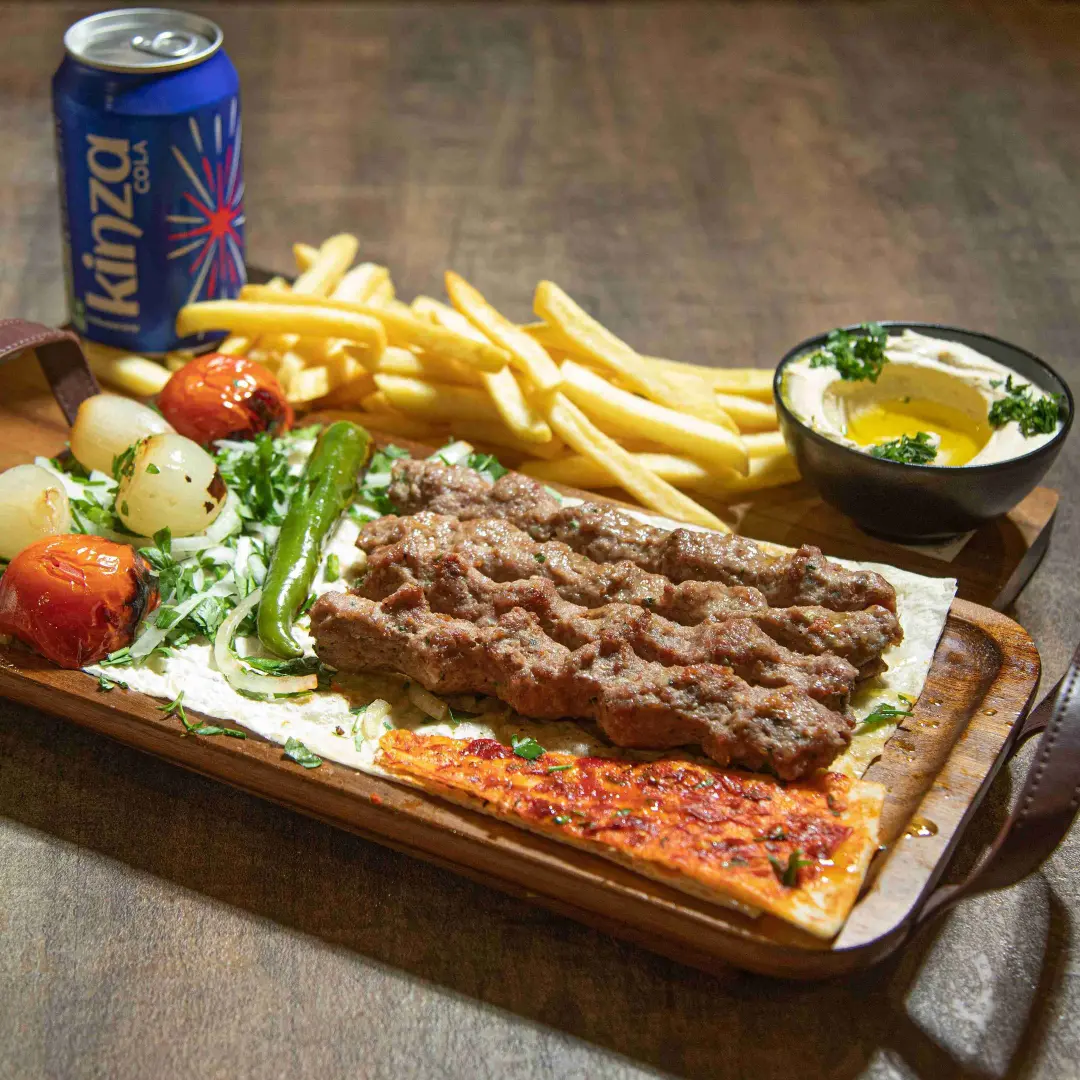 Single meat kebab combo
