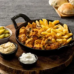 مقلاة الطاووق الذهبى