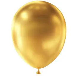Gold balloons