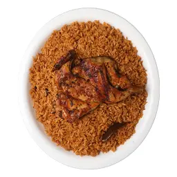 دجاج باربيكيو أرز أحمر