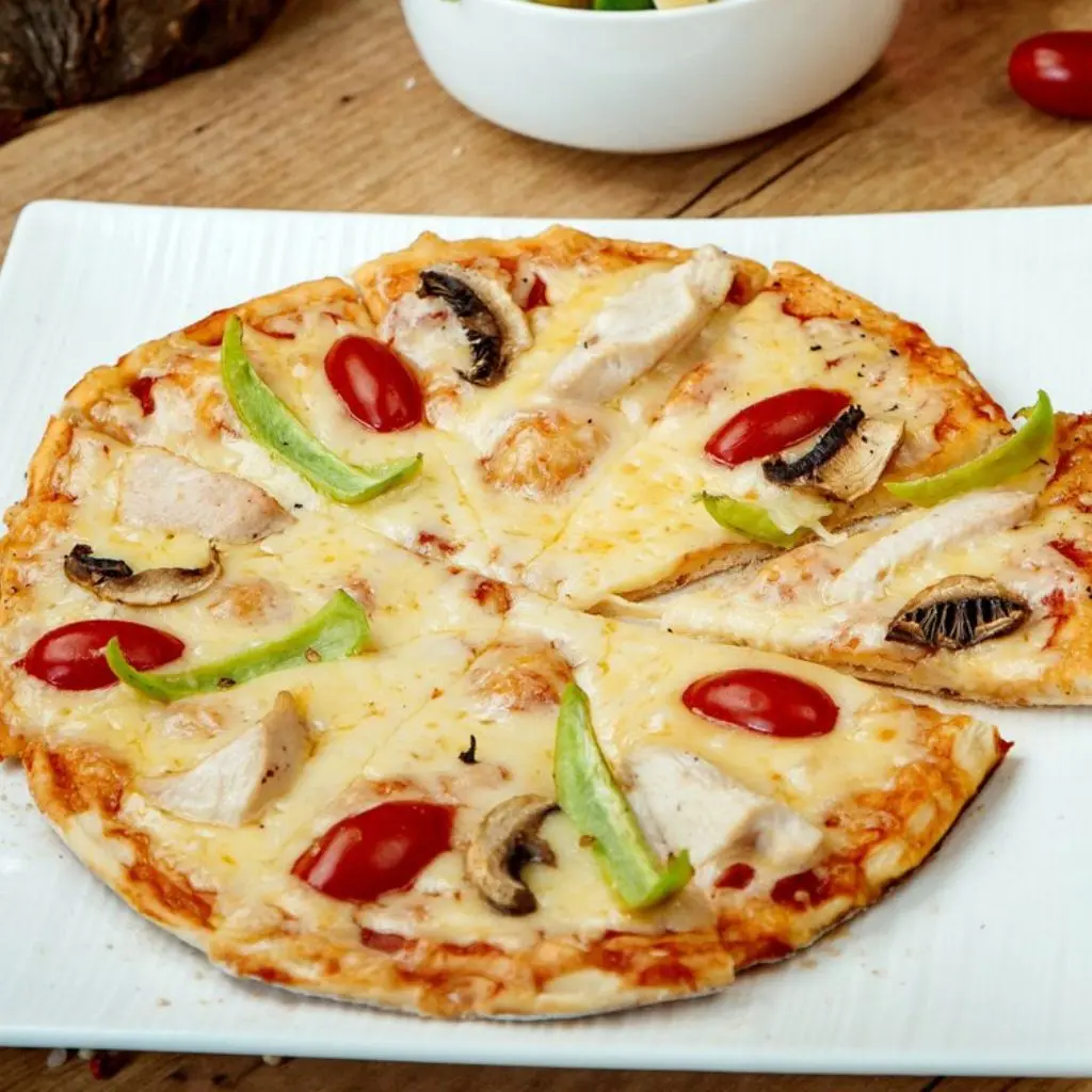 Chicken Fajita Pizza With Cheese