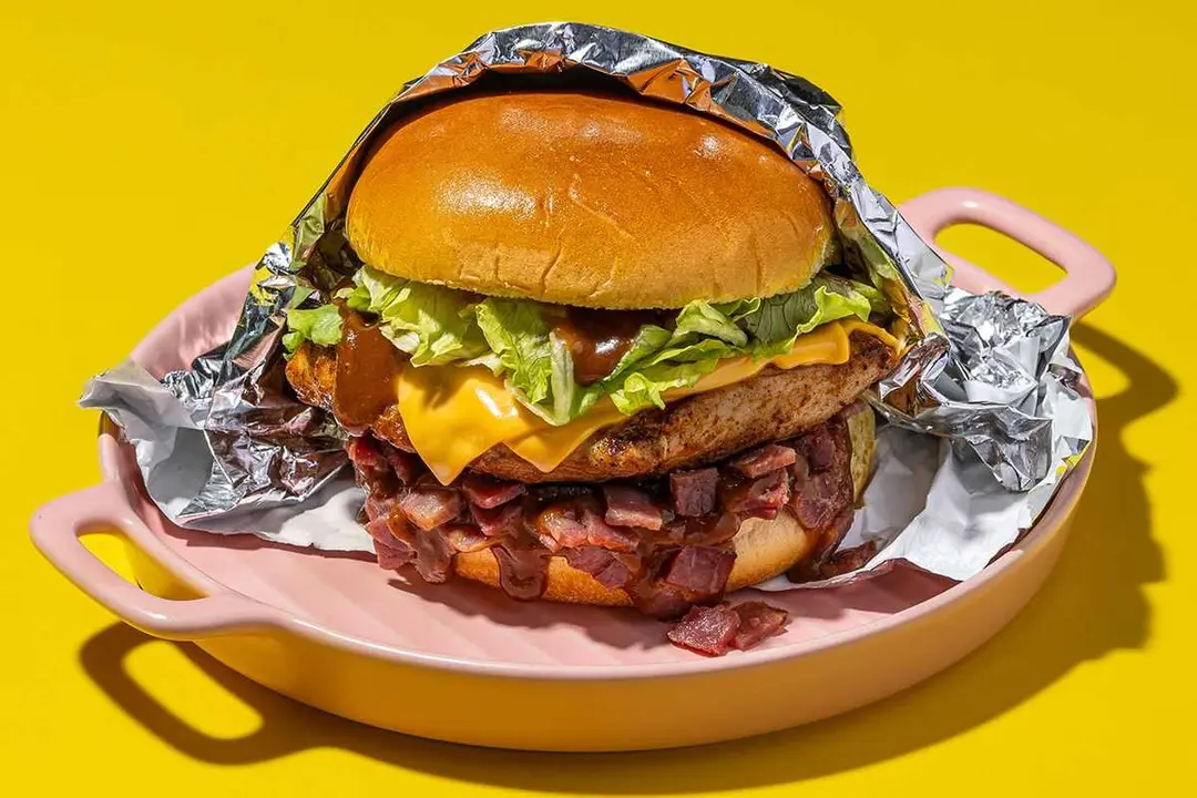 BBQ bacon Grilled Chicken Burger