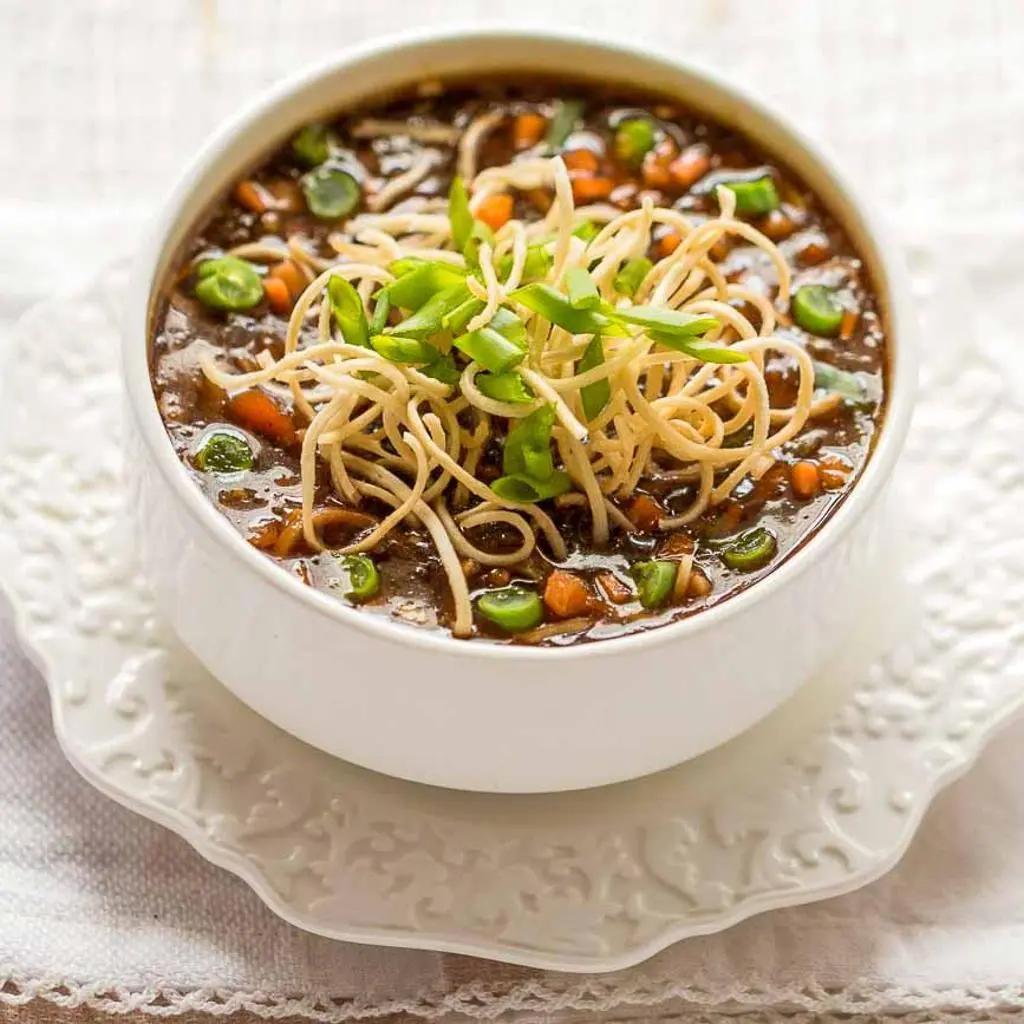 شوربة مانتشو خضار