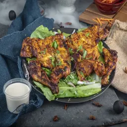 دجاجة مشوية على الفحم بدون رز