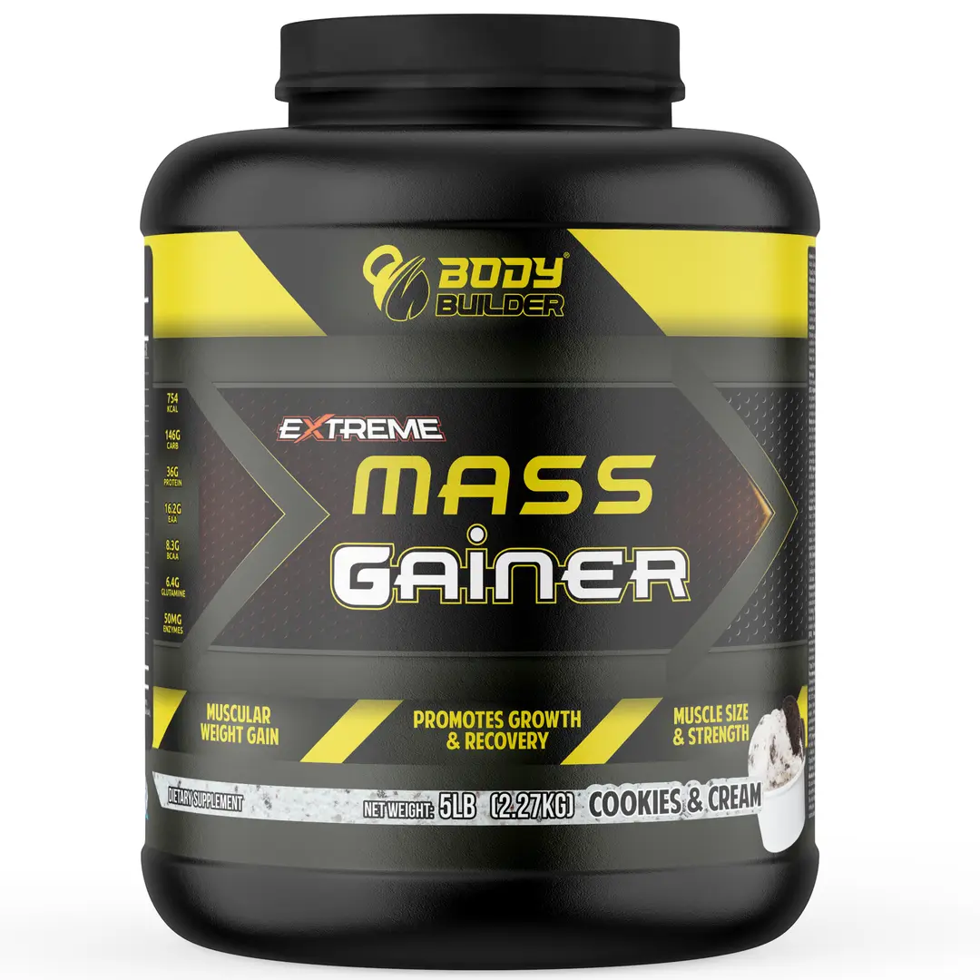 Body Builder Extreme Mass Gainer Cookies and Cream 5 LB