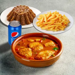 Fillet casserole meal for one person