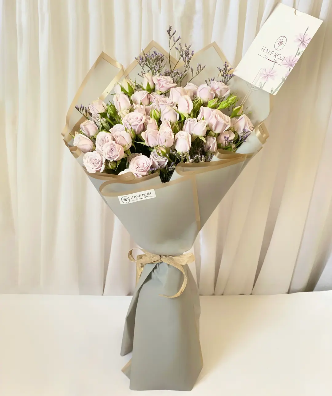 Baby Rose Mauve Bouquet