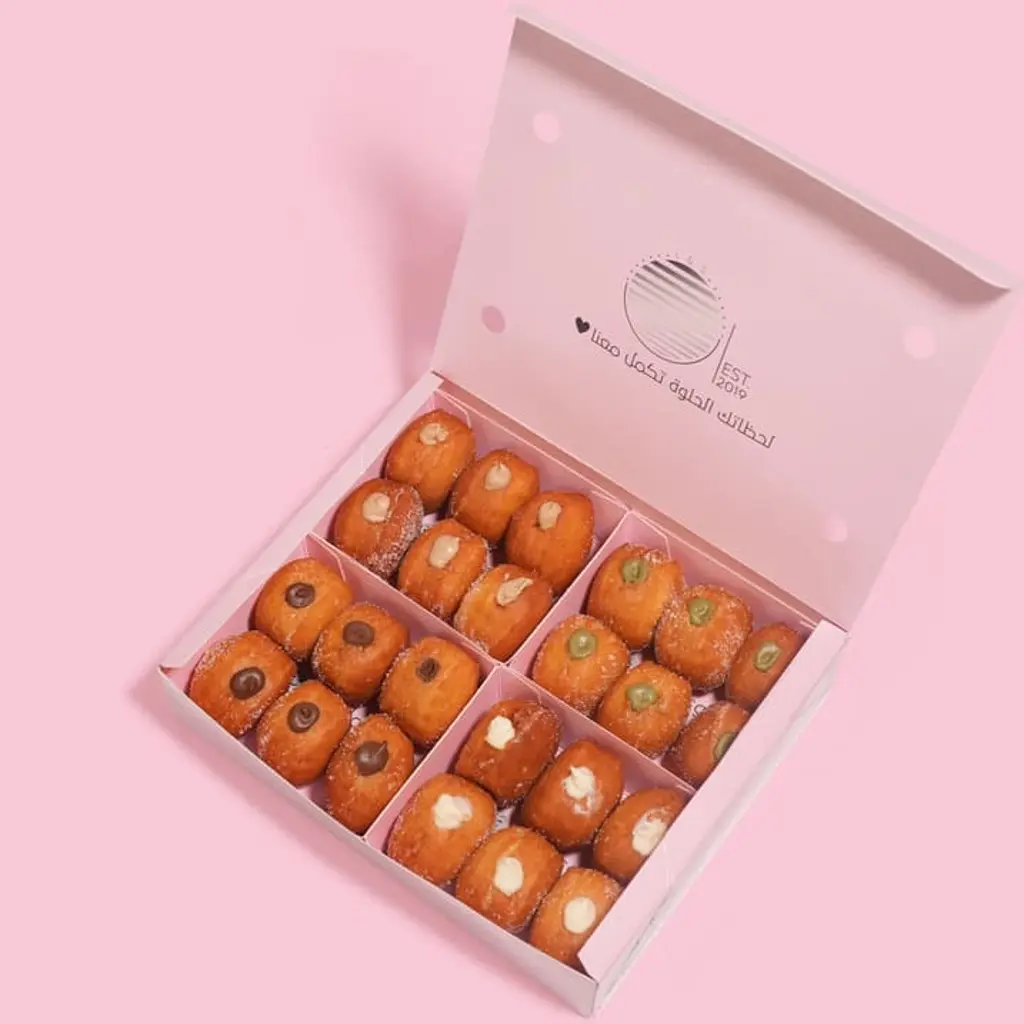 دونات محشية ٢٤ قطعة