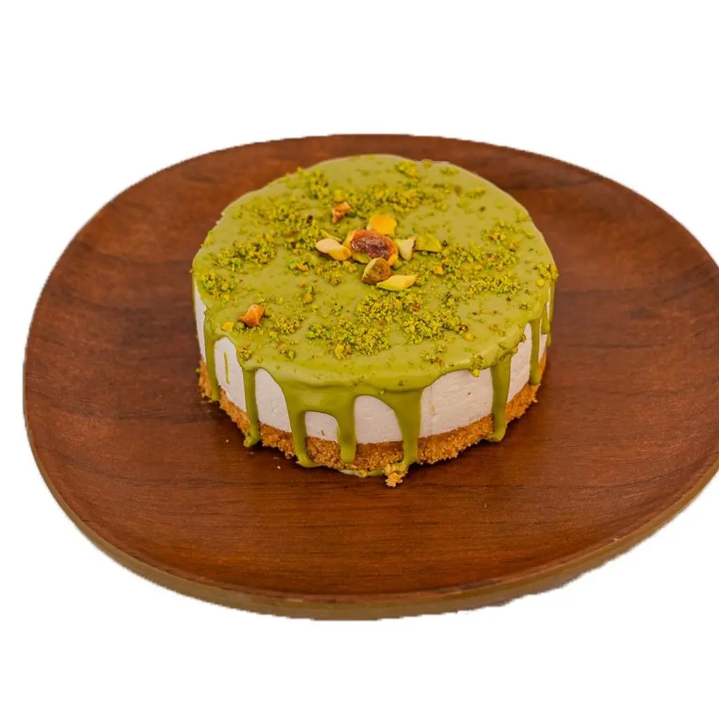 Pistachio cheesecake