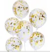 Chrome white gold balloon