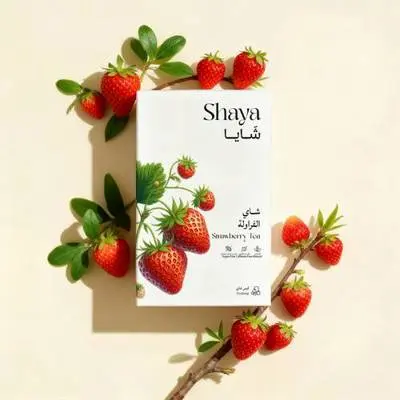 شاي الفراولة